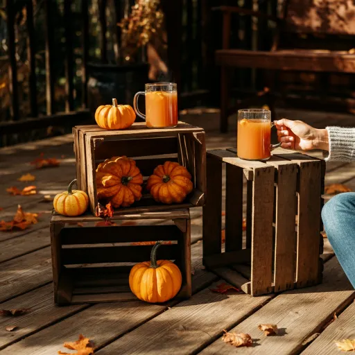 Rustic Wooden Crates as Side Tables