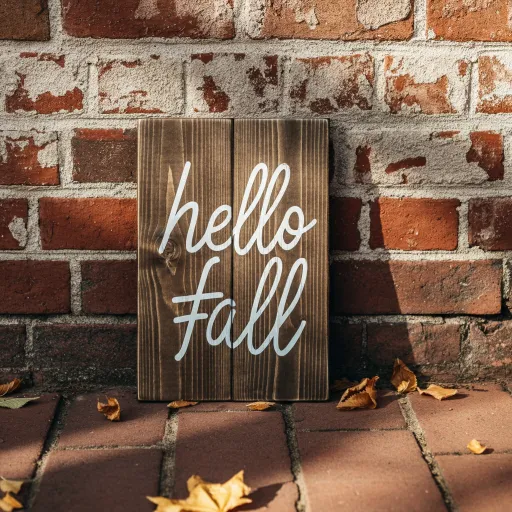 Rustic Wooden Fall Signs