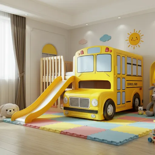 School Bus with Slide