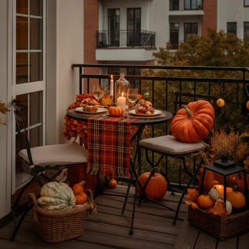 Small Bistro Table Setup
