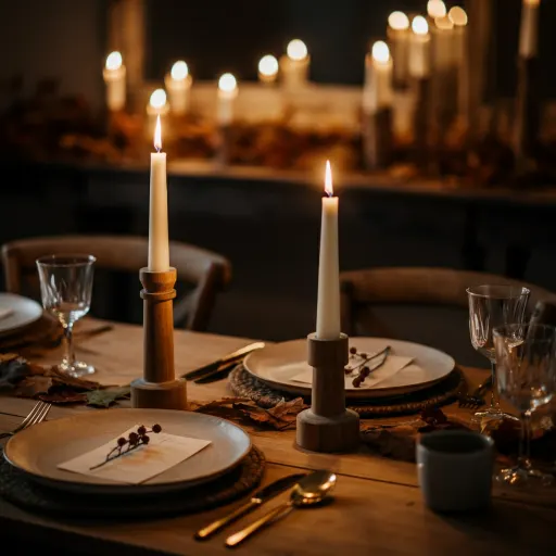 Wooden Candle Holders