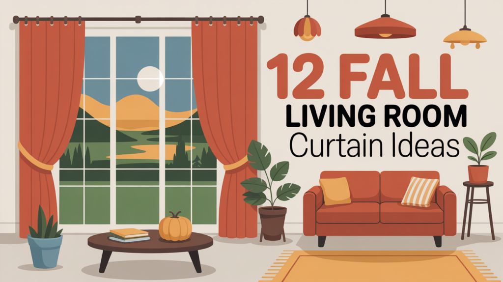 Fall Living Room Curtain Ideas