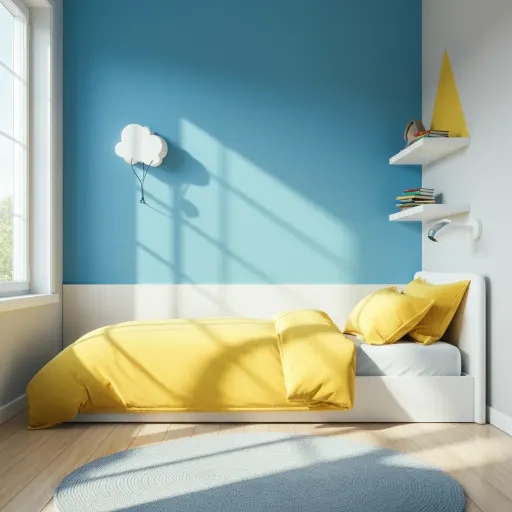 Blue and Yellow Kids Bedroom Ideas