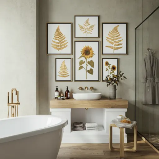 Botanical Prints with Autumn Colors