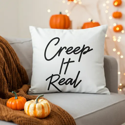 Handmade Felt Appliqué Pillow