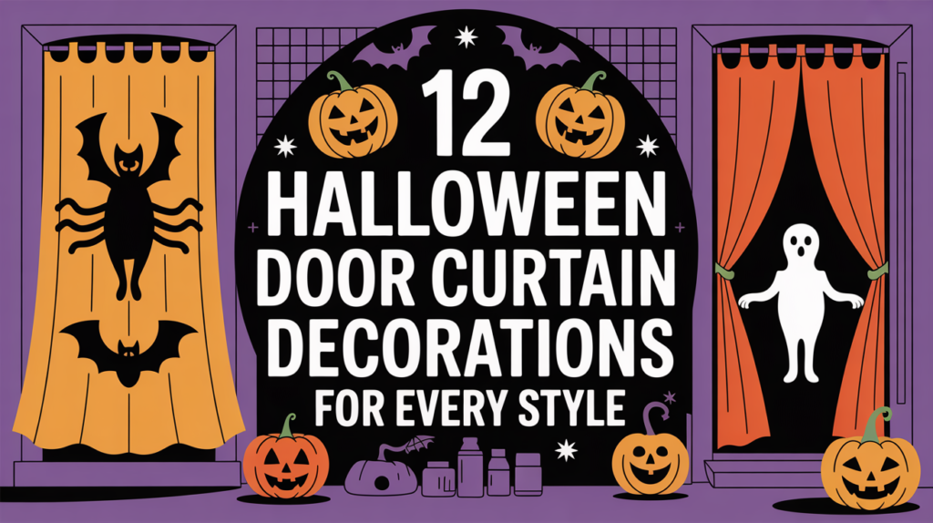 Halloween Door Curtain
