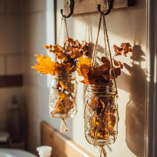 Hanging Mason Jar Vases
