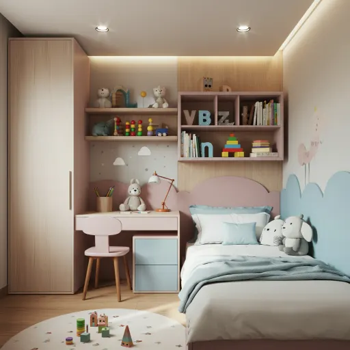 Pink and Blue Kids Bedroom Ideas