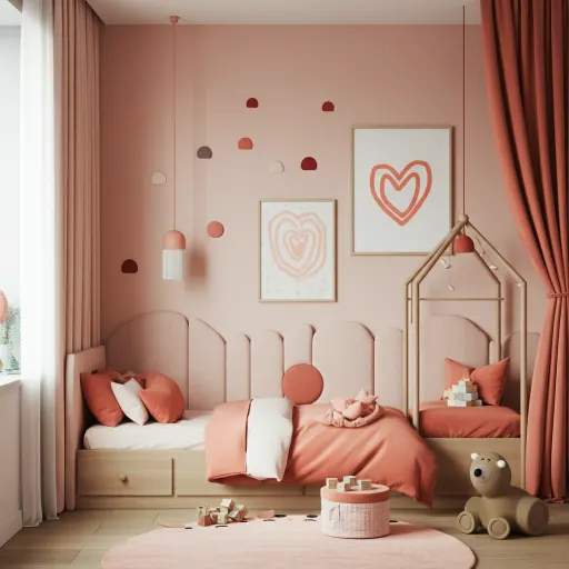 Pink and Red Bedroom Ideas for Kids