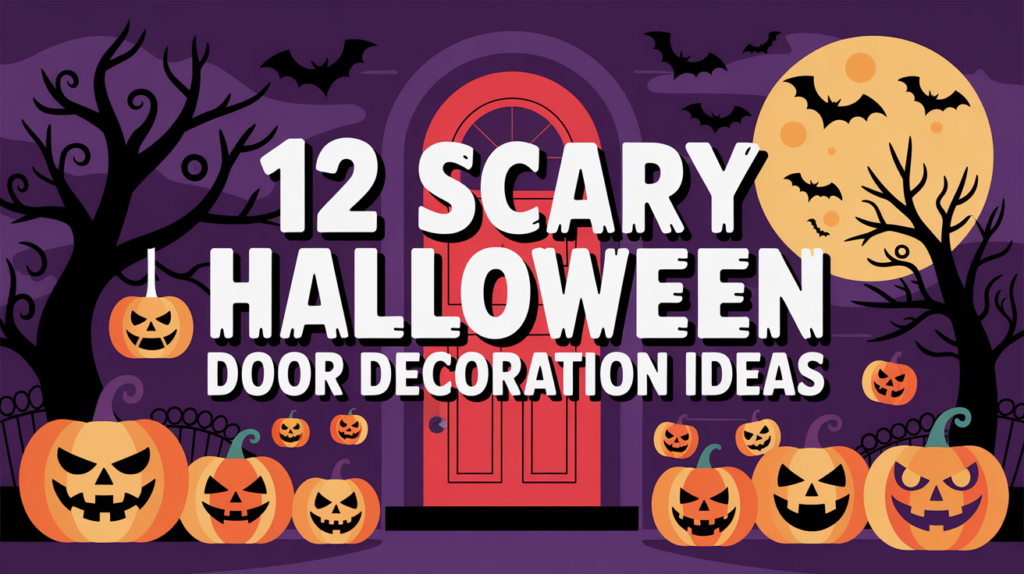 Scary Halloween Door Decoration Ideas
