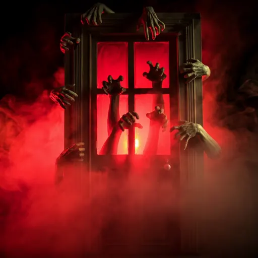 Zombie Hands Door Scene