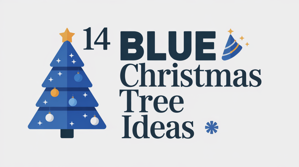 Blue Christmas Tree Ideas