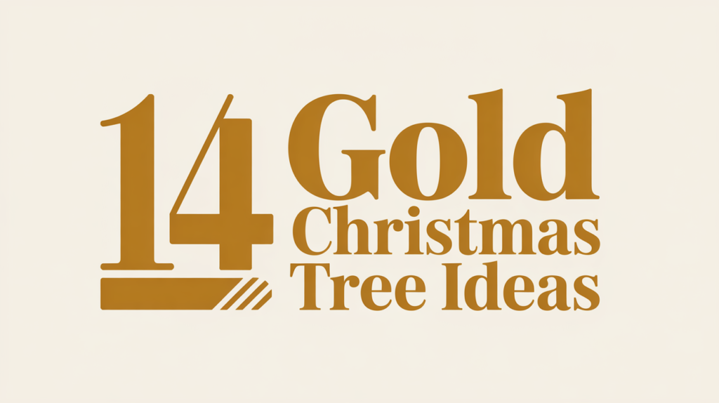 14 Gold Christmas Tree Ideas – Luxury Decor Made Simple 14 Gold Christmas Tree Ideas