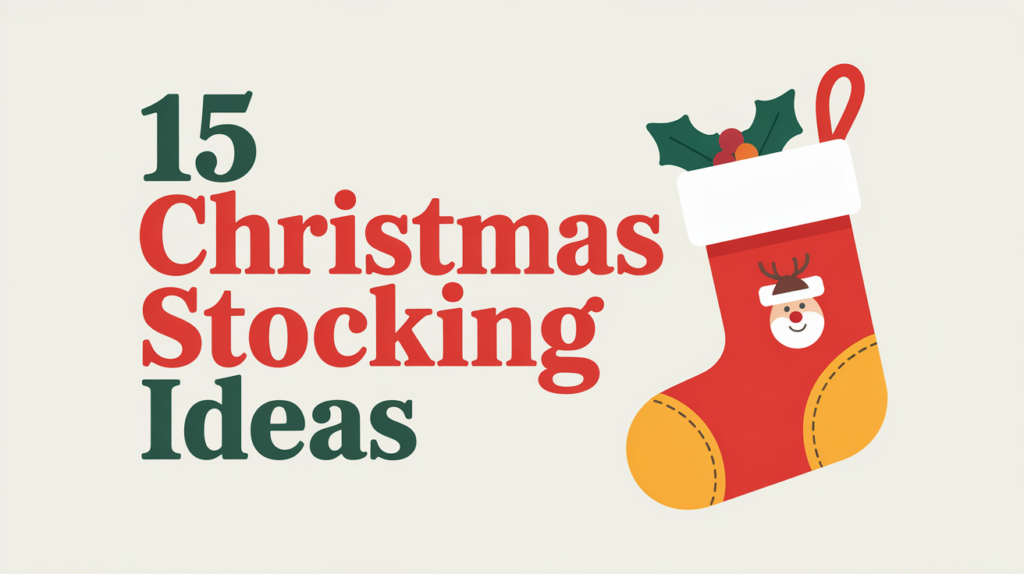 15 Christmas Stocking Ideas – Easy, Cute & Budget-Friendly Guide 15 Christmas Stocking Ideas
