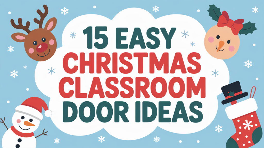 15 Easy Christmas Classroom Door Ideas