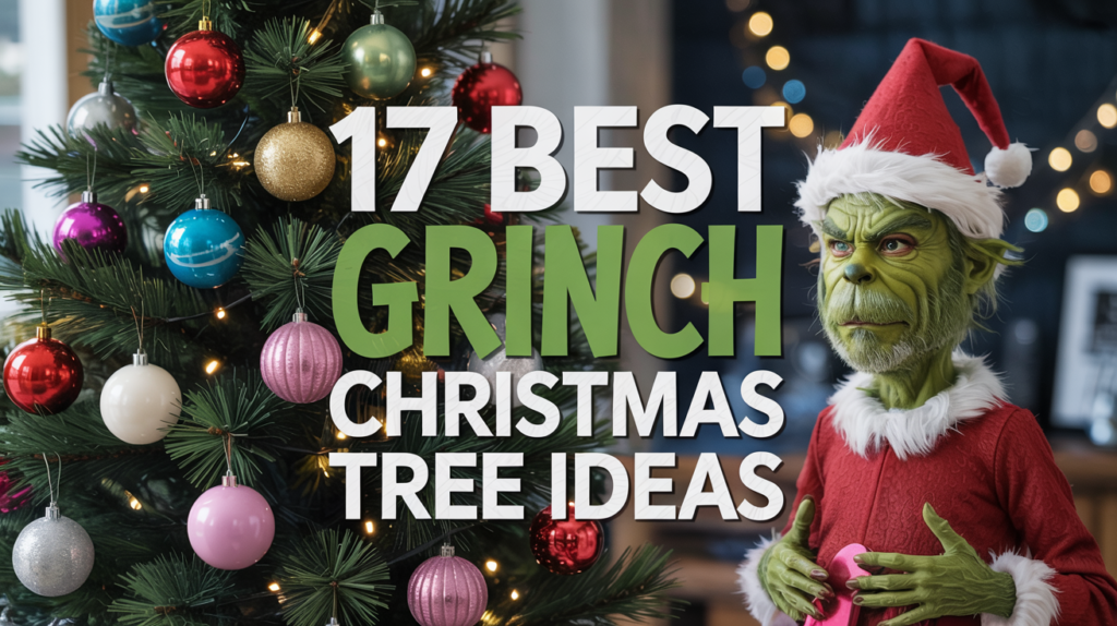 17 Best Grinch Christmas Tree Ideas – Festive Styles That Stand Out 17 Best Grinch Christmas Tree Ideas