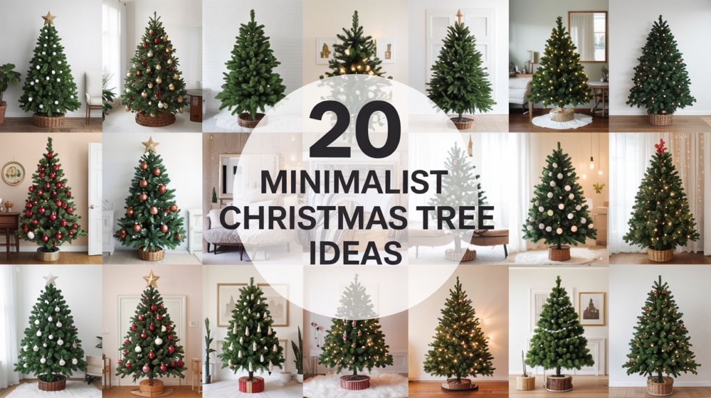 20 Minimalist Christmas Tree Ideas