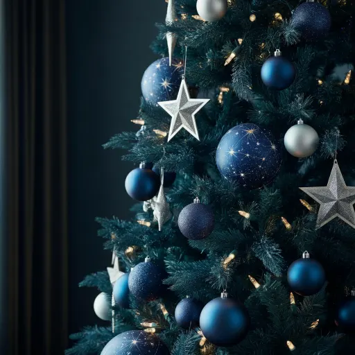 Blue and Silver Starry Night