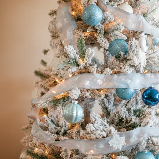 Blue and White Snowflake Bliss