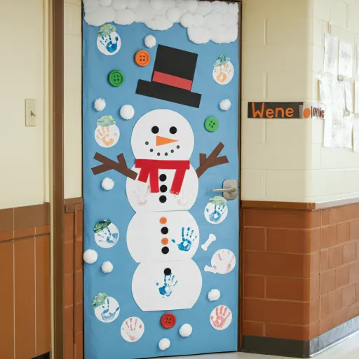 Build-a-Snowman Interactive Door