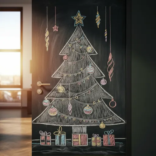 Chalkboard Door Tree
