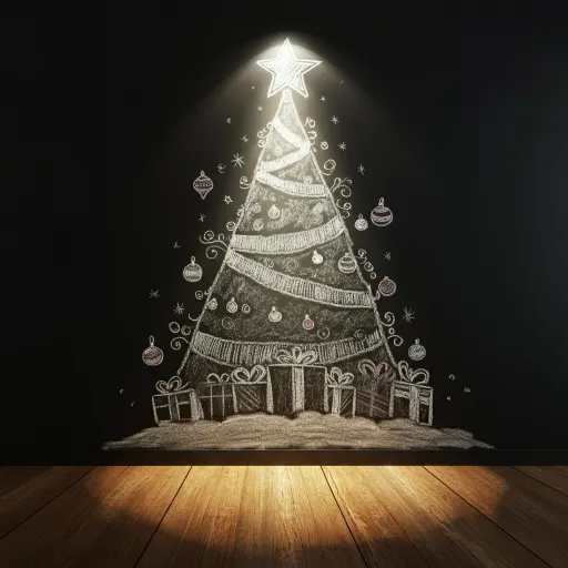 Chalkboard Wall Tree