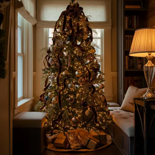 Chic and Cozy Pencil Christmas Tree