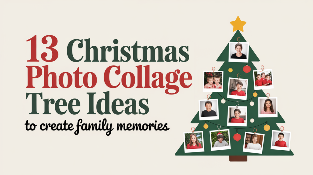 Christmas Photo Collage Tree Ideas