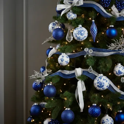 Cobalt Blue and White Porcelain Elegance