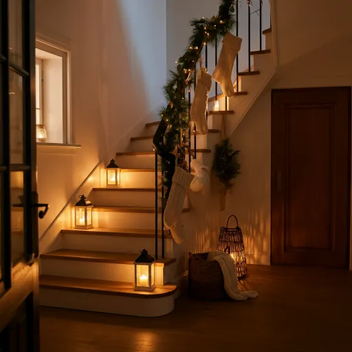 Cozy Christmas Entryway