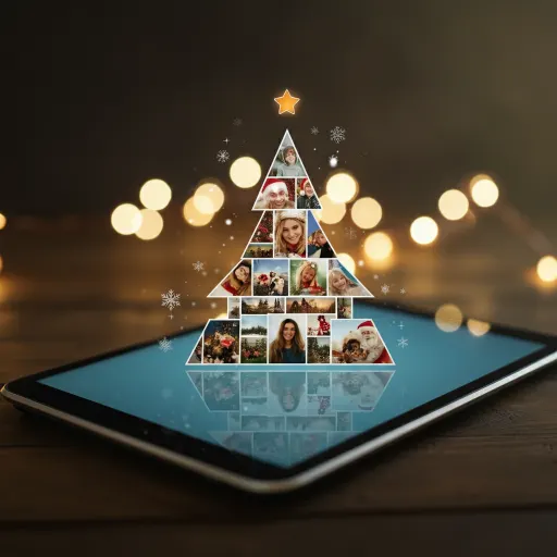 Digital Photo Collage Tree