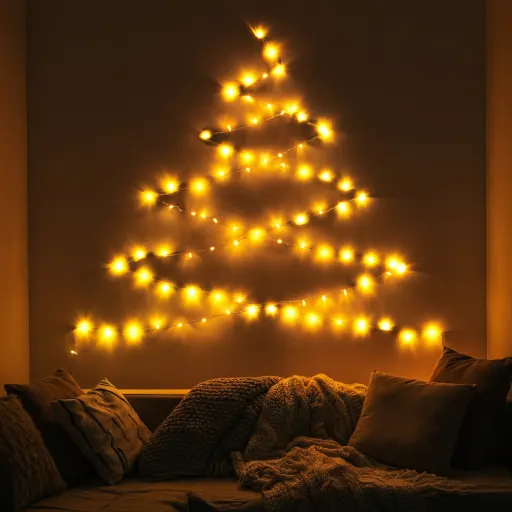 Fairy Light Wall Tree