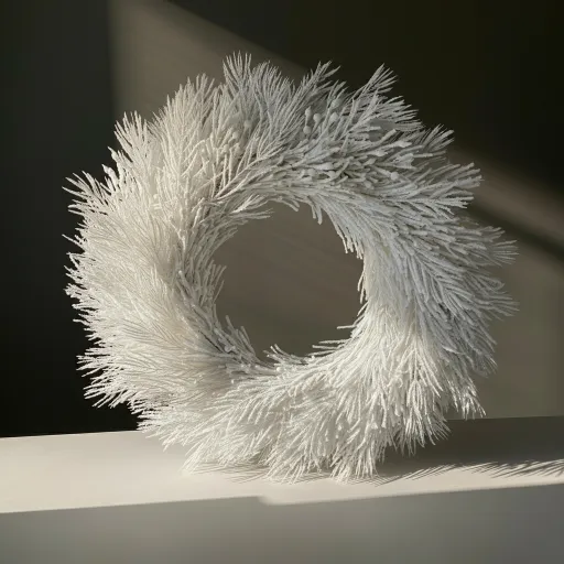 Frosted Feathery Sprays