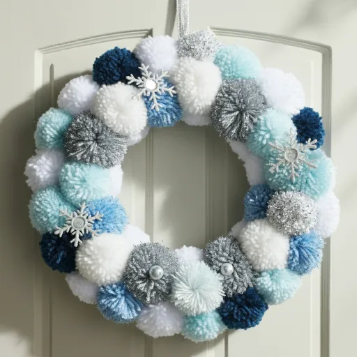 Frosty Blue + Silver Wreath