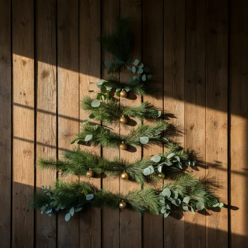 Garland and Greenery Tree