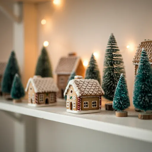 Gingerbread Village Display