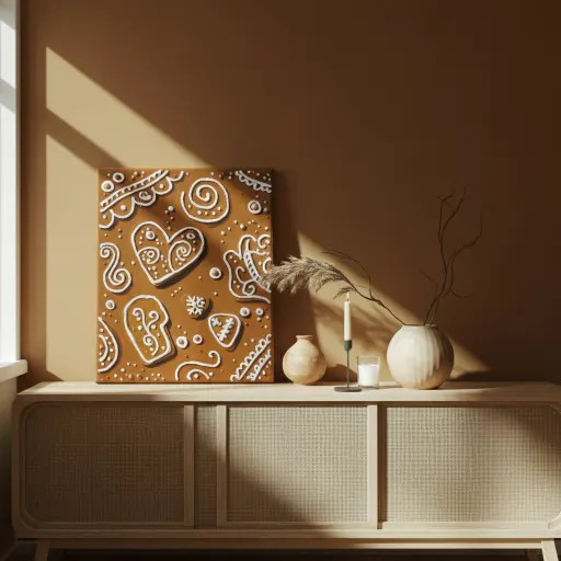 Frosted Gingerbread Wall Art