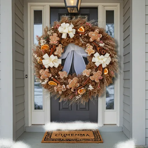 Gingerbread-Inspired Wreath