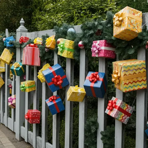 Hanging Gift Boxes Fence