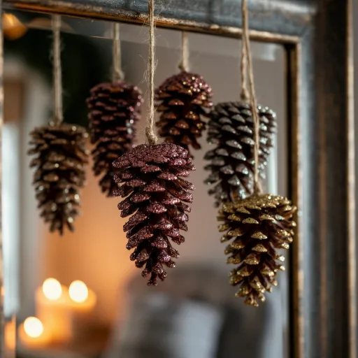 Hanging Pinecones