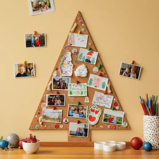 Kids’ Artwork + Photo Tree
