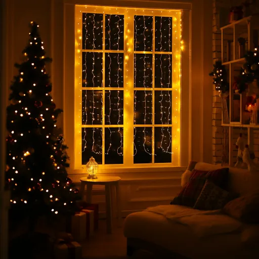 LED Curtain String Lights