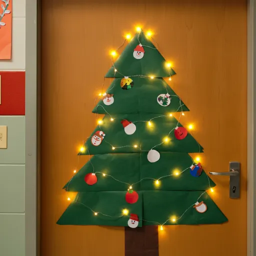 ED Light-Up Christmas Tree Door