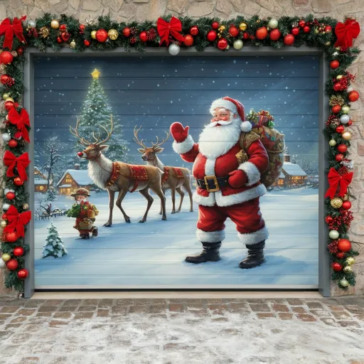 Magnetic Christmas Mural