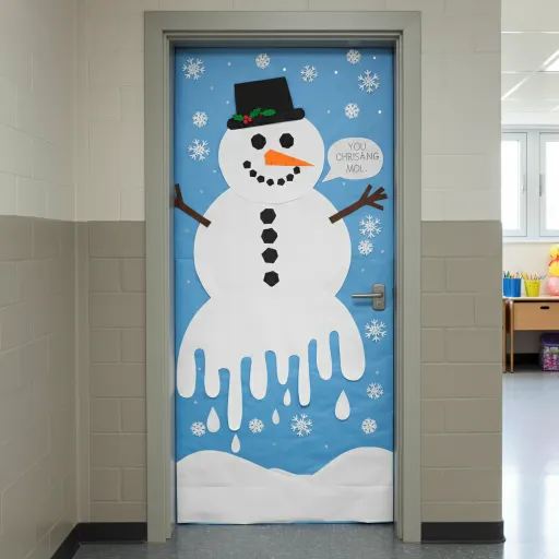 Melting Snowman Door