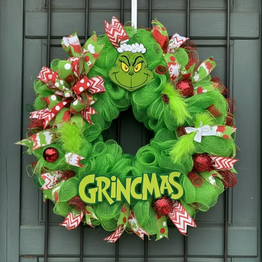 Merry Grinchmas Wreath