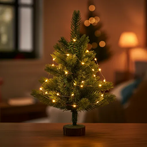 Mini Pre-Lit Christmas Tree