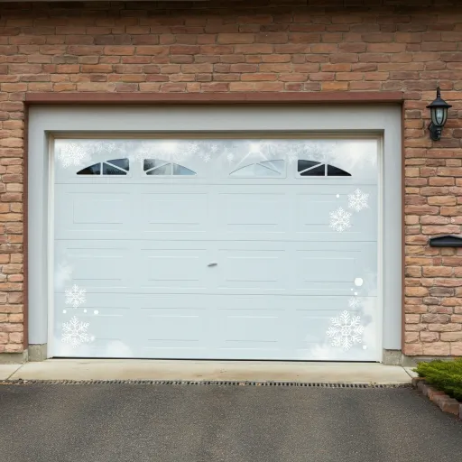 Minimalist White Winter Scene