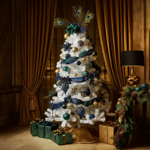 Peacock in a Snowstorm