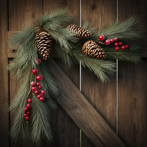 Pinecone & Berry Natural Garland